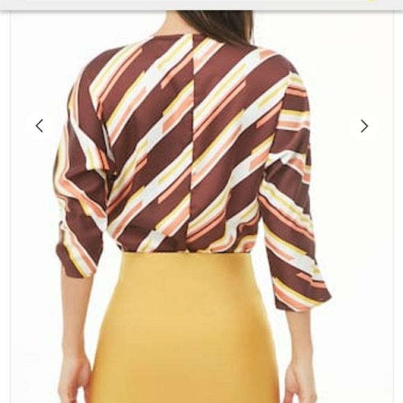 Broken Striped Bodysuit - Picture 3 of 4